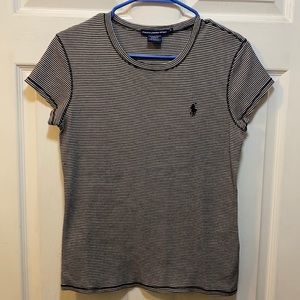Ralph Lauren Sport Ladies Stripped Short Sleeve Shirt